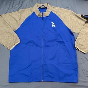 LA Dodgers  Dunbrooke Full-Zip Jacket Men’s Large Blue & Gray MLB Windbreaker